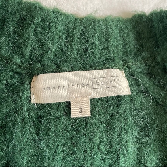 Hansel From Basel Kelly Green Chunky Cardigan - Picture 3 of 6
